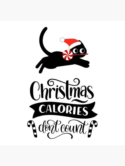 Copy of Christmas Calories Don't Count Poster