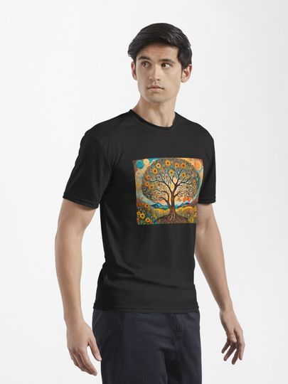 Tree of life in Spring Active T-Shirt