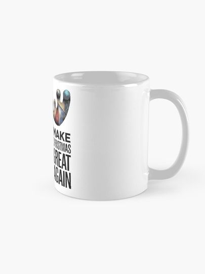 Funny Moose with Ornaments Make Christmas Great Again Coffee Mug