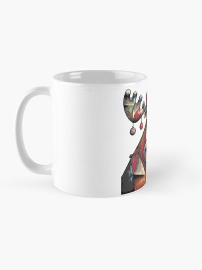 Funny Moose with Ornaments Make Christmas Great Again Coffee Mug