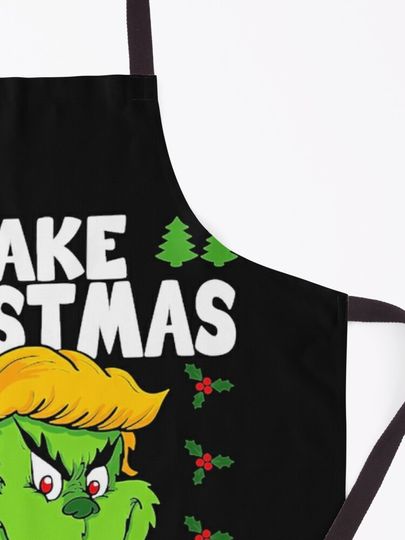 Make Christmas Great Again Donald Trump 2024 Xmas Apron