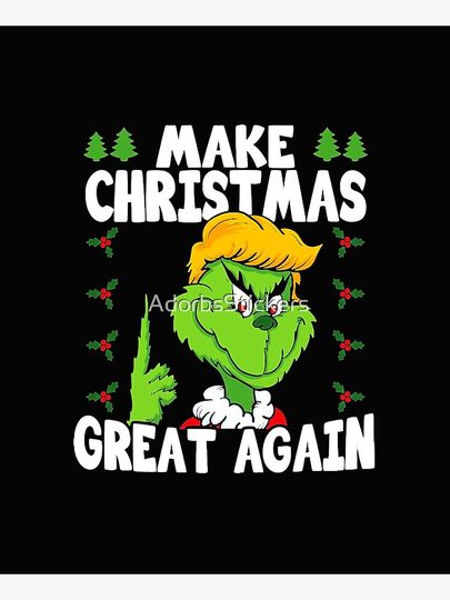 Make Christmas Great Again Donald Trump 2024 Xmas Apron