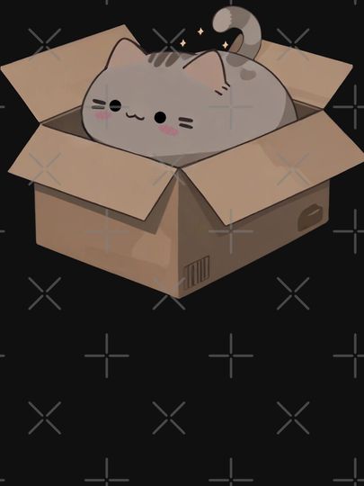 Squishy Potato Cat in Box Classic T-Shirt