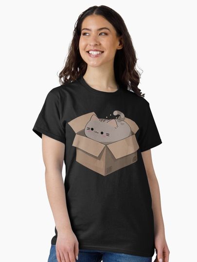 Squishy Potato Cat in Box Classic T-Shirt