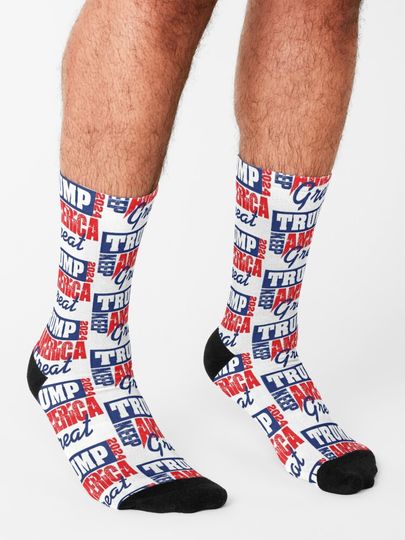 Trump 2024 Keep America Great Socks