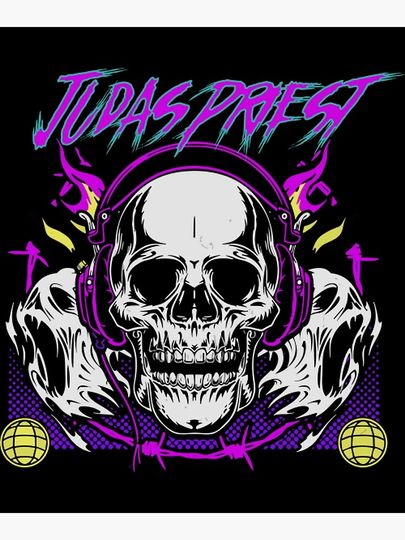 Judas Priest Poster – Classic Heavy Metal Wall Art