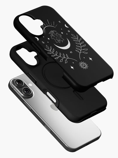 Agatha Harkness Brooch and Runes iPhone Case