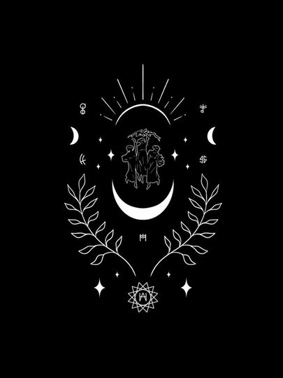 Agatha Harkness Brooch and Runes iPhone Case