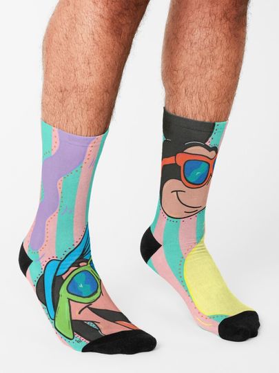 Summer Time Vibes Socks