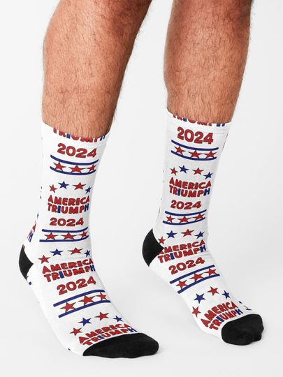 Trump 2024 Triumph  Socks
