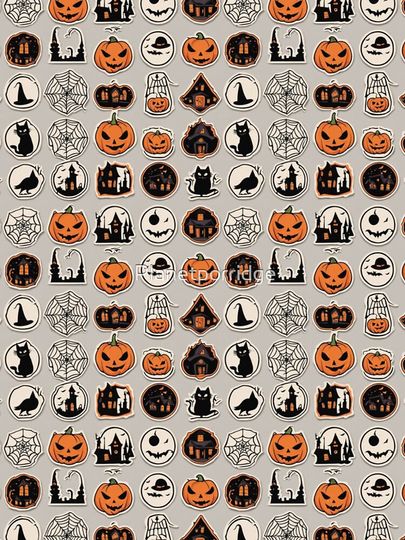 Halloween Pattern iPhone Case