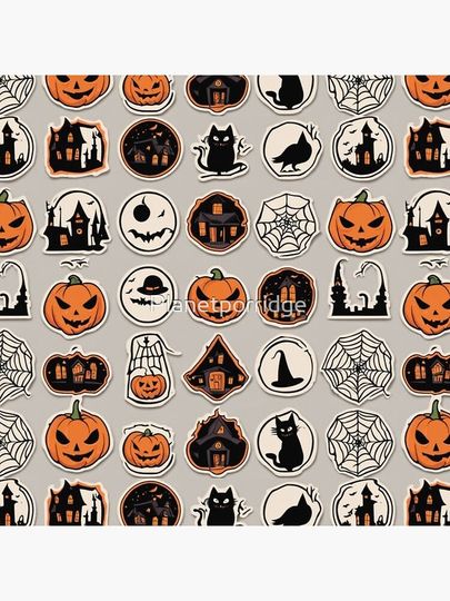Halloween Pattern Pillow