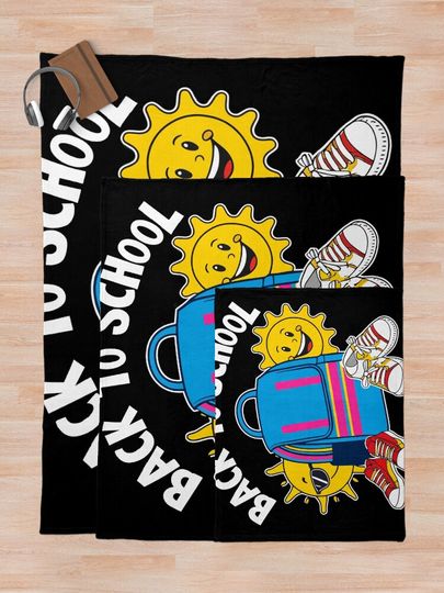 Sunny School Essentials Throw Blanket
