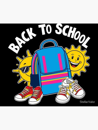 Sunny School Essentials Throw Blanket