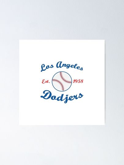 Los Angeles baseball team Poster