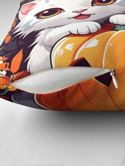 Halloween Cat Cute Pillow