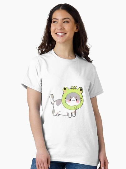 Cat Dressed as a Frog Classic T-Shirt for Men and Women