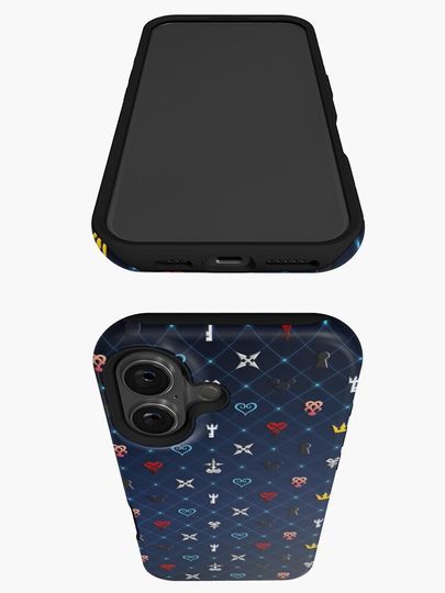 Kingdom Hearts Pattern Ver 2 iPhone Case