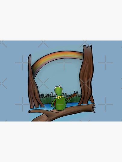 The Rainbow Connection K the frog The Muppets  Bath Mat