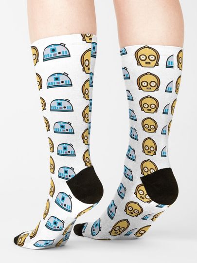 Star wars, droid, robot Socks