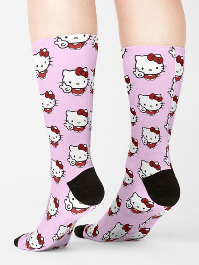 Peace sign Hello Kitty  Socks