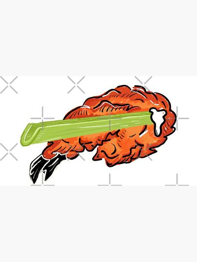 Buffalo WINg Bucket Hat, Football Fan Gift