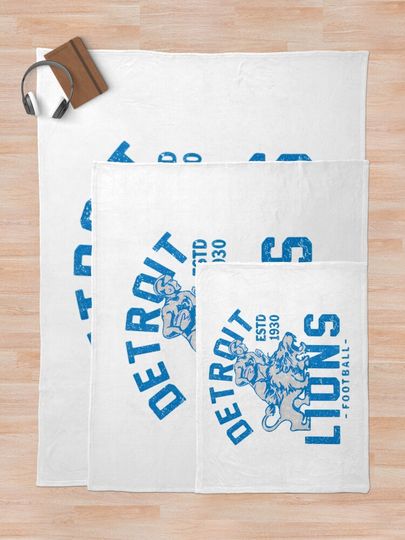 Detroit Lions Throw Blanket