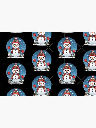 Christmas snowman Bath Mat