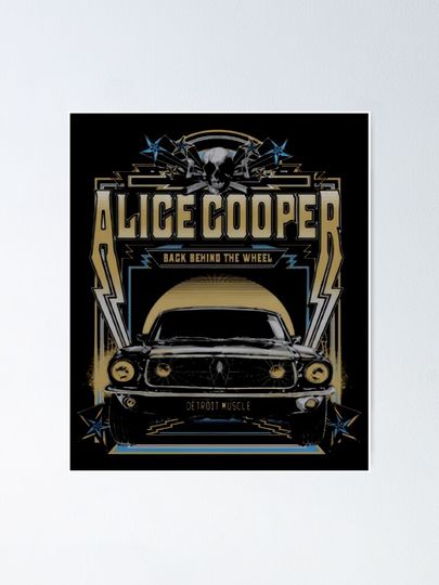 Alice Cooper Poster – Modern Band Wall Art for Creative Spaces