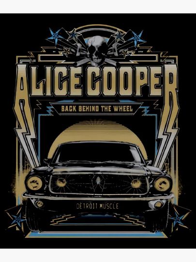 Alice Cooper Poster – Modern Band Wall Art for Creative Spaces