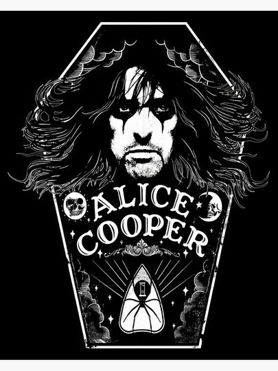 Alice Cooper Poster – Decorative Rock Print for Studio Walls