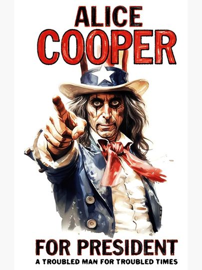 Alice Cooper Poster – Classic Rock Wall Art
