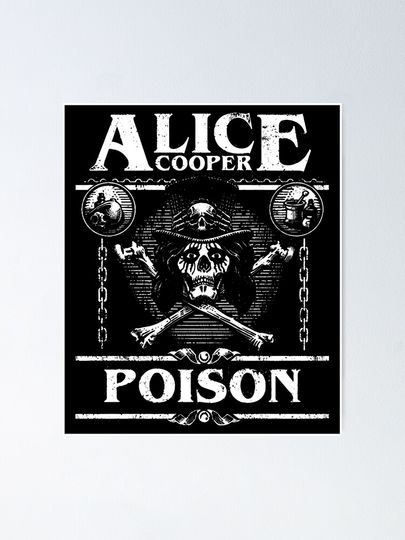 Alice Cooper Poster – Modern Rock Artwork