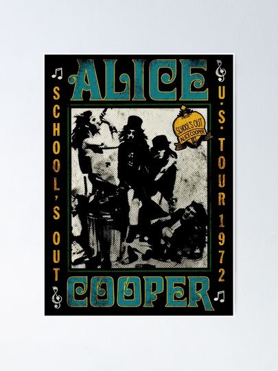 Alice Cooper Poster – Iconic Wall Art Gift