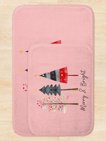 Merry And Bright Bath Mat