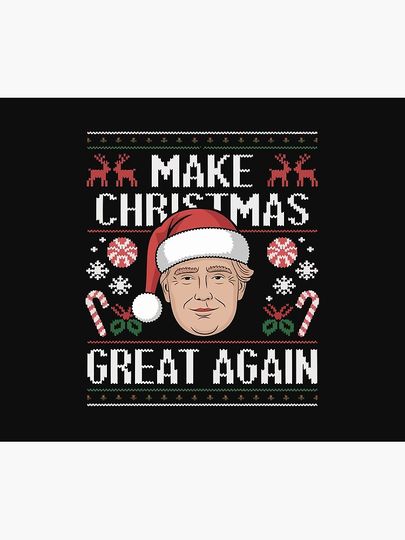 Make Christmas Great Again Throw Blanket