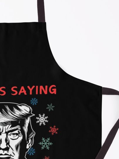 Donald Trump Funny As I Said Merry Christmas 45 Apron