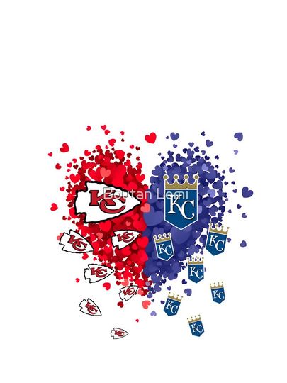 KC Chiefs and Royals Heart iPhone Case