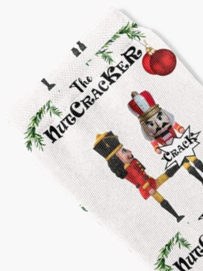 The Nutcracker white or light bg Socks