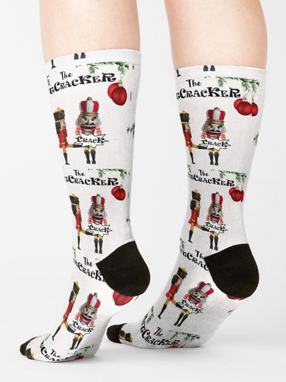 The Nutcracker white or light bg Socks