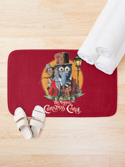 Muppet Christmas Carol - Gonzo and Rizzo Bath Mat