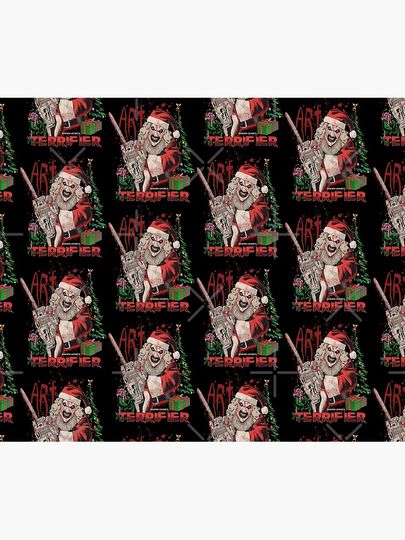 Clown Santa Terrifier 3 Throw Blanket