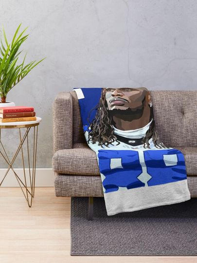 88 CEEDEE LAMB - COWBOYS Throw Blanket