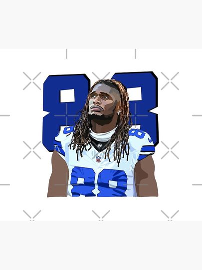 88 CEEDEE LAMB - COWBOYS Throw Blanket