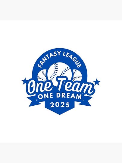 One team baseball logo Poster