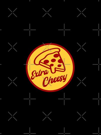 Funny Pizza Slice Extra Cheesy Graphic iPhone Case