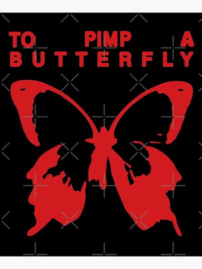 Music Vintage Butterfly 90s Poster