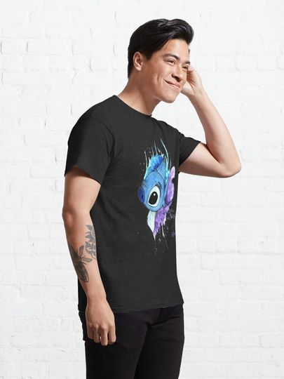 Stitch Ink Classic T-Shirt, Disney Lilo Stitch Shirt