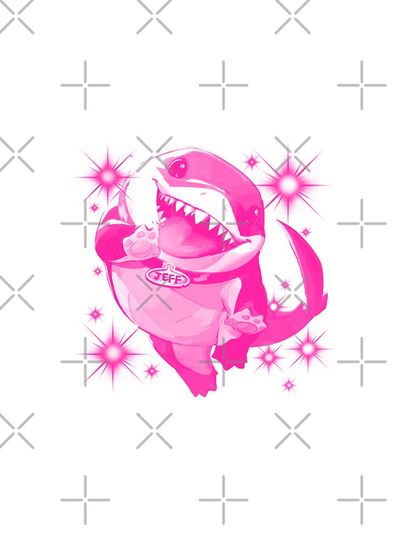 JEFF THE SHARK | PINK iPhone Case