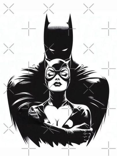 Batman & Catwoman iPhone Case